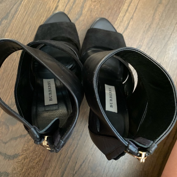 Burberry | suede and leather Heels - Picture 6 of 7
